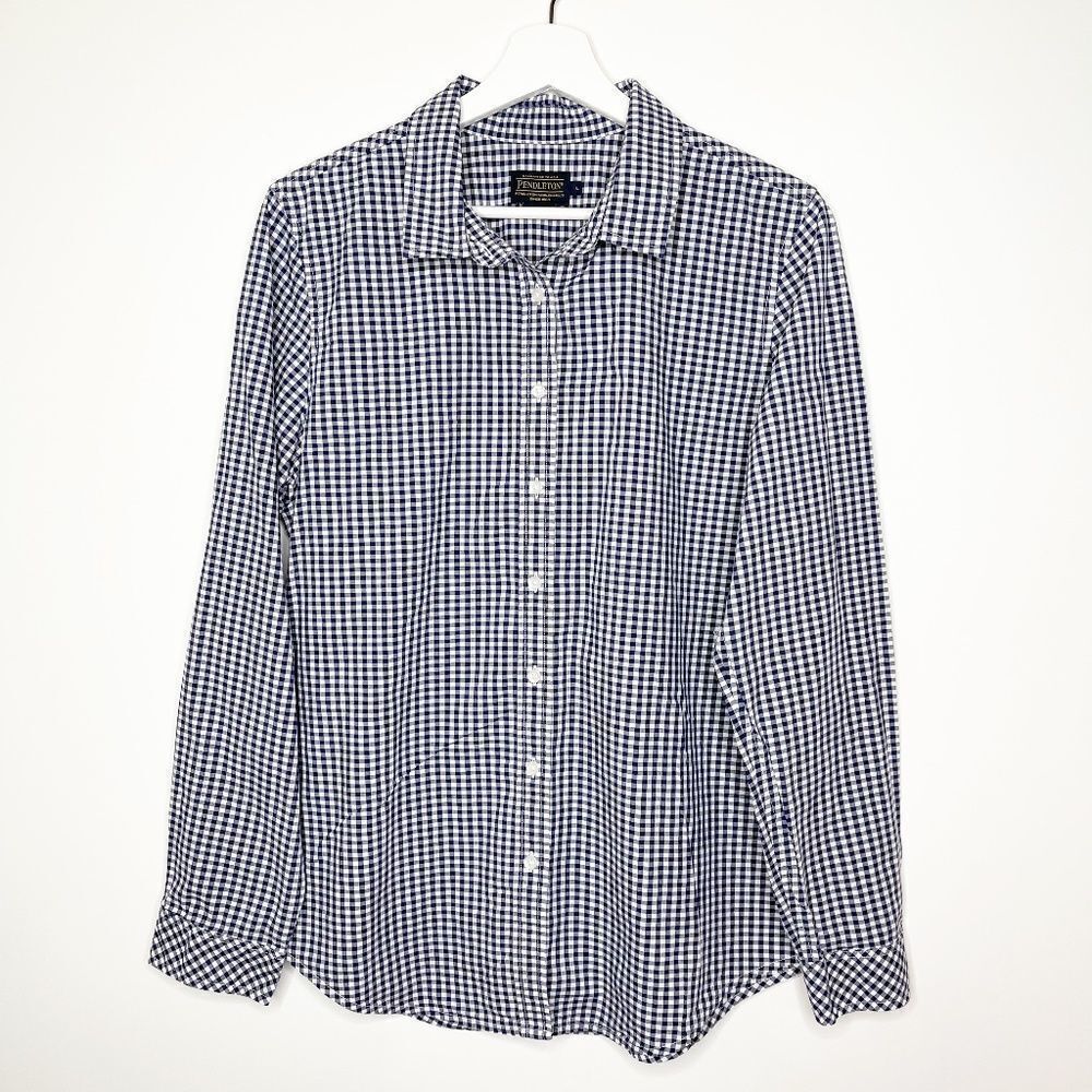 PENDLETON Plaid Button Up Top - image 1